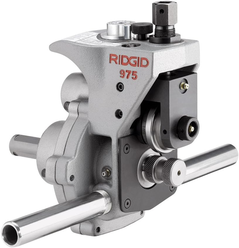 RIDGID 25638 975 Combo Roll Groover, Grooving Machine Mounts to RIDGID 300 Power Drive, Groover + 24" Pipe Wrench