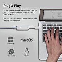 TP-LINK UE300 USB/USB-C to Gigabit Ethernet Adapter