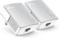TP-Link AV600 Powerline Ethernet Adapter Kit - Gigabit Port, Plug Pair &Play, Power Saving