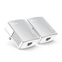 TP-Link AV600 Powerline Ethernet Adapter Kit - Gigabit Port, Plug Pair &Play, Power Saving