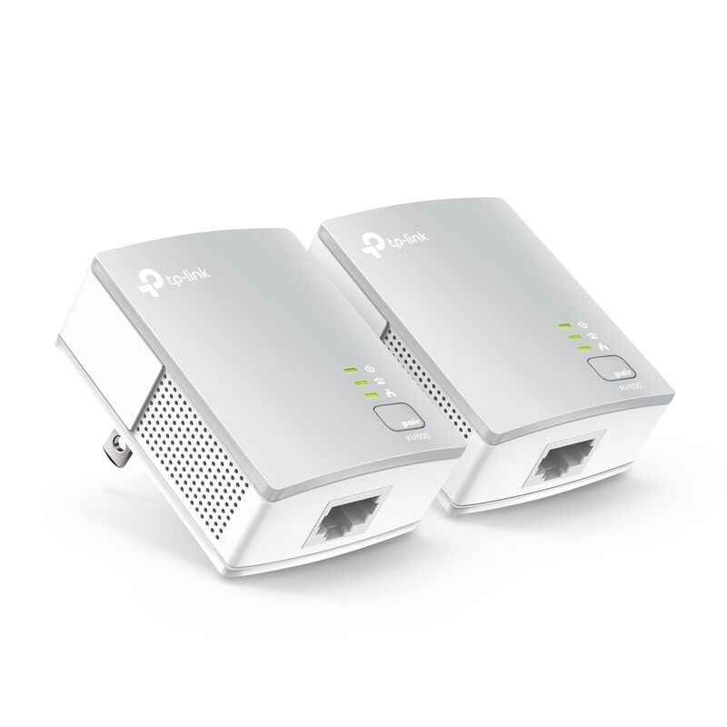 TP-Link AV600 Powerline Ethernet Adapter Kit - Gigabit Port, Plug Pair &Play, Power Saving