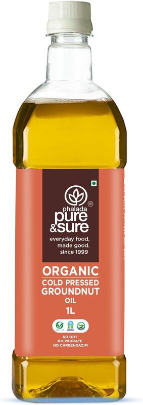 PURE&SURE - ORGANIC GROUNDNUT OIL 1 LTR