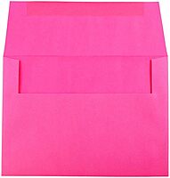 JAM PAPER Colored Envelopes - Ultra Fuchsia Hot Pink