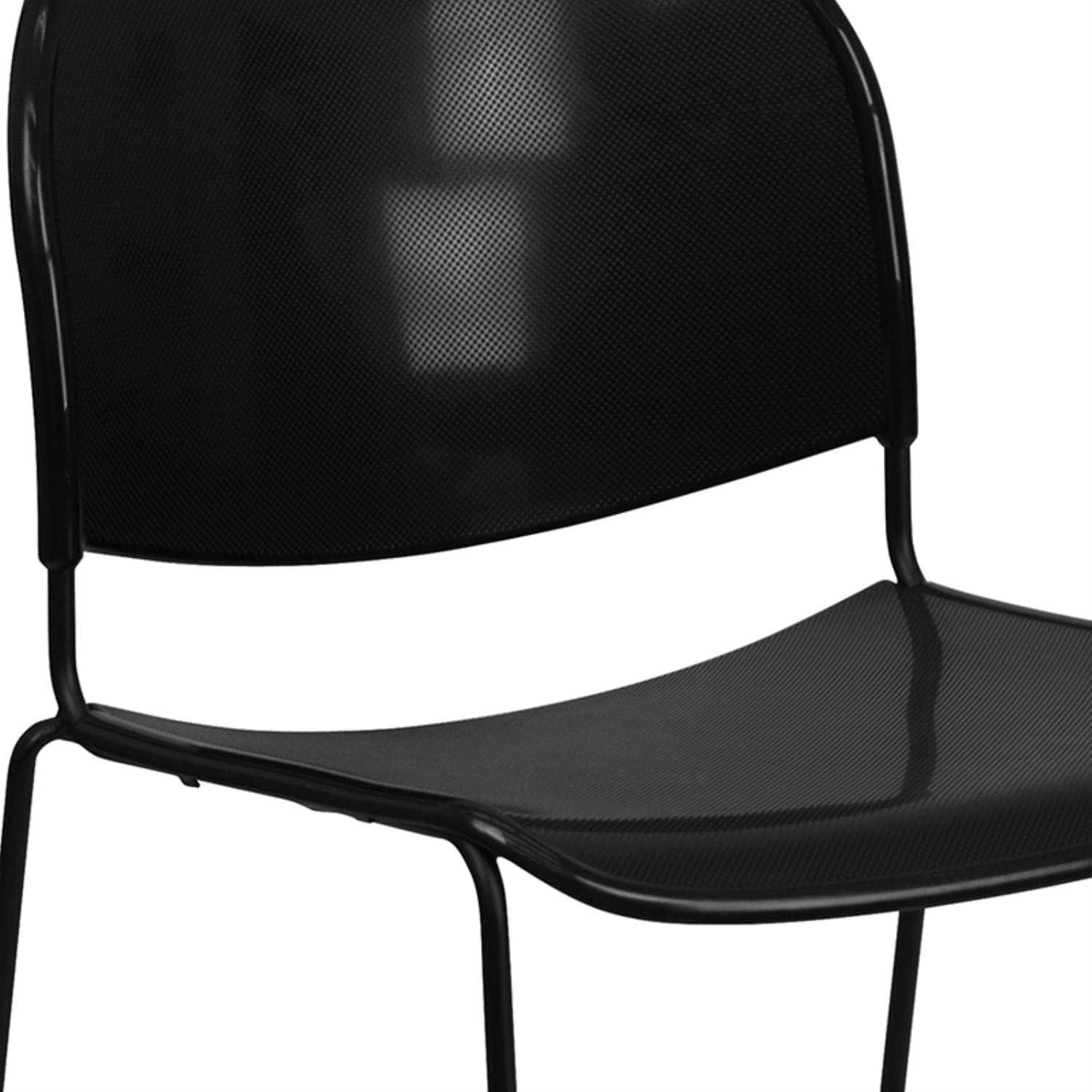 FLASH FURNITURE HERCULES Series 880 lb. Capacity Ultra-Compact Sled Base Stack Chair