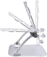 StarTech.com ADJ-Laptop-Riser Notebook Stand, 4.7" x 8.9" x 10.6", Silver