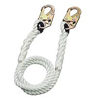 Peakworks Fall Protection Restraint Lanyard with 5/8" (16 mm) Polyester Rope and Snap Hooks
