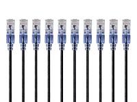 Monoprice SlimRun Cat6A Ethernet Patch Cable - 30AWG UTP Snagless RJ45 10G