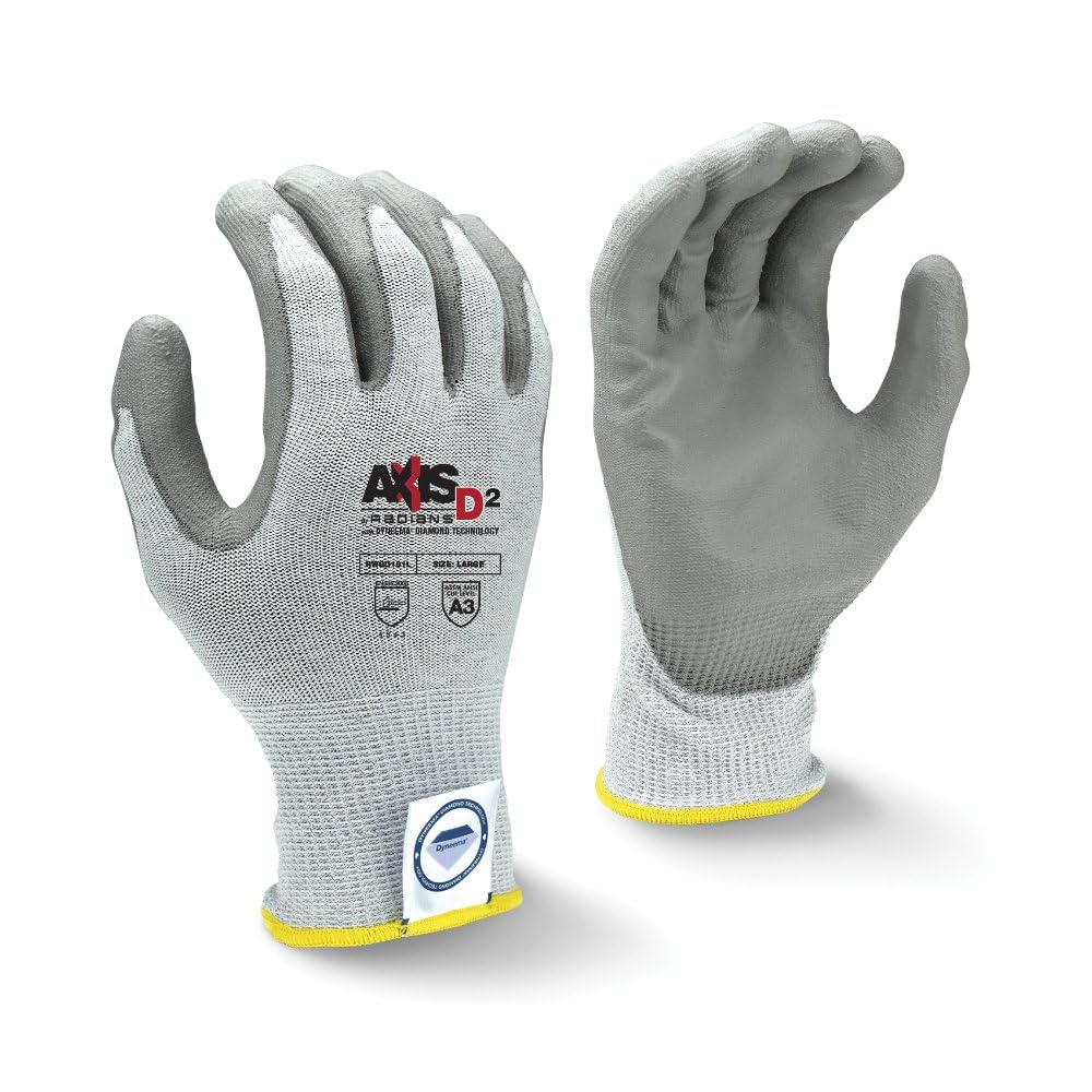 AXIS D2 DYNEEMA CUT 3 GLOVE LARGE - Radians RWGD101L Industrial Safety Gloves