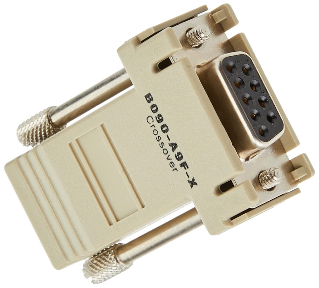 Eaton Tripp Lite Series Modular Serial Adapter Crossover Wiring (DB9 F to RJ45 F) - 1 x 9-pin DB-9 Serial Female