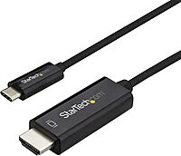 StarTech.com USB C to HDMI Cable - USB Type-C to HDMI 2.0 - 4K 60Hz - Black