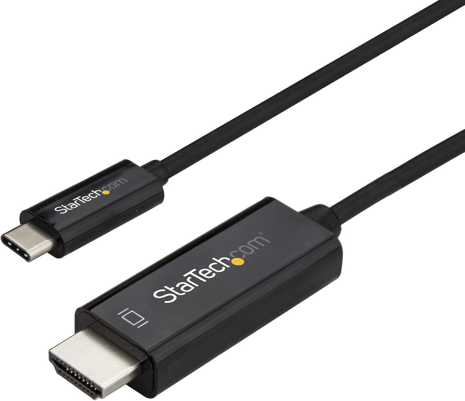 StarTech.com USB C to HDMI Cable - USB Type-C to HDMI 2.0 - 4K 60Hz - Black