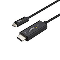 StarTech.com USB C to HDMI Cable - USB Type-C to HDMI 2.0 - 4K 60Hz - Black