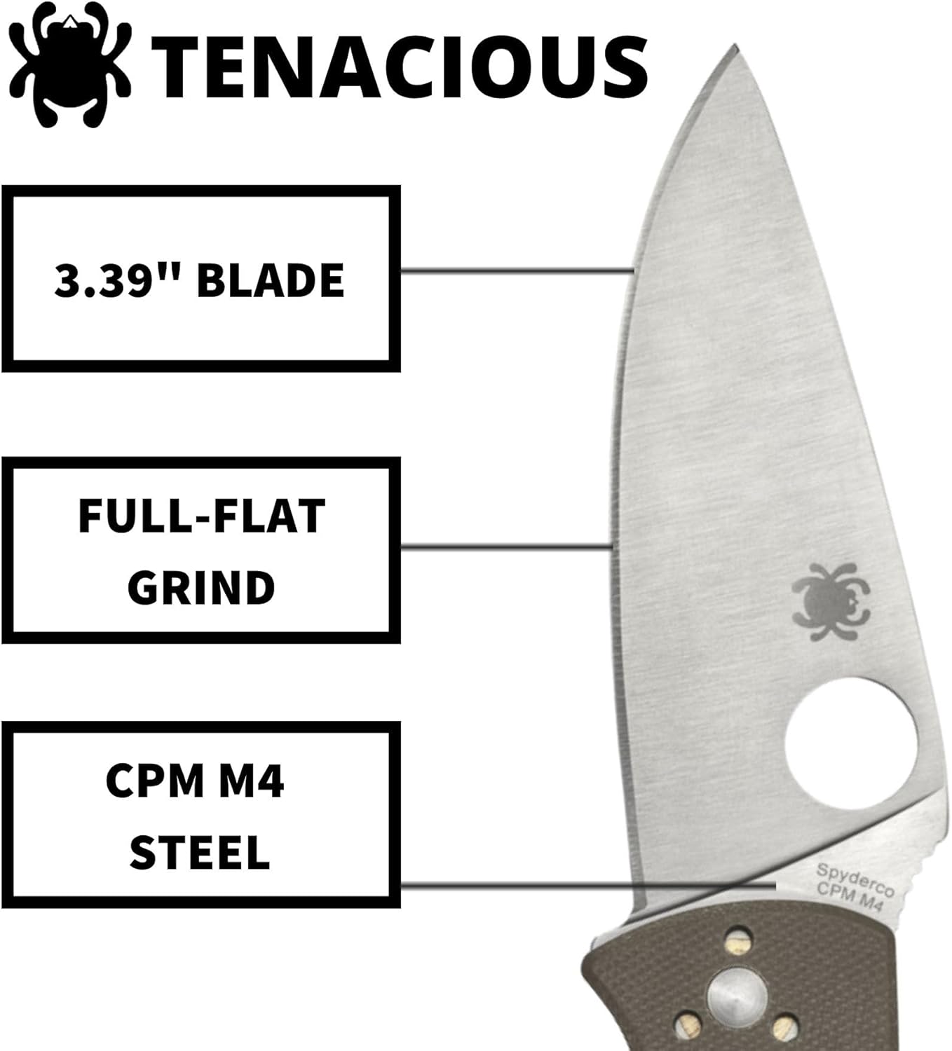 Spyderco Tenacious Folding Pocket Knife