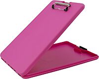SAUNDERS SlimMate Letter-Size Plastic Storage Clipboard with Low-Profile Clip