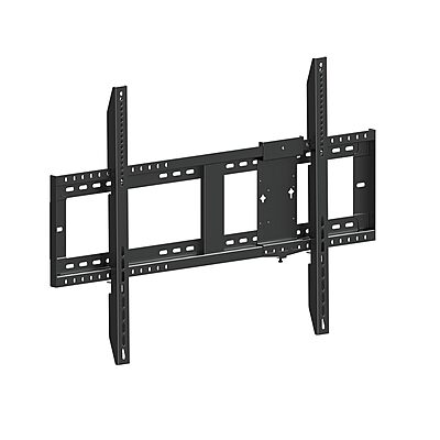 ViewSonic WMK-047-2 Fixed TV/Display Wall Mount with VESA Pattern Compatible up to 900x600mm, Slide-in Mini PC Bracket Plate and Hold up to 350 lbs