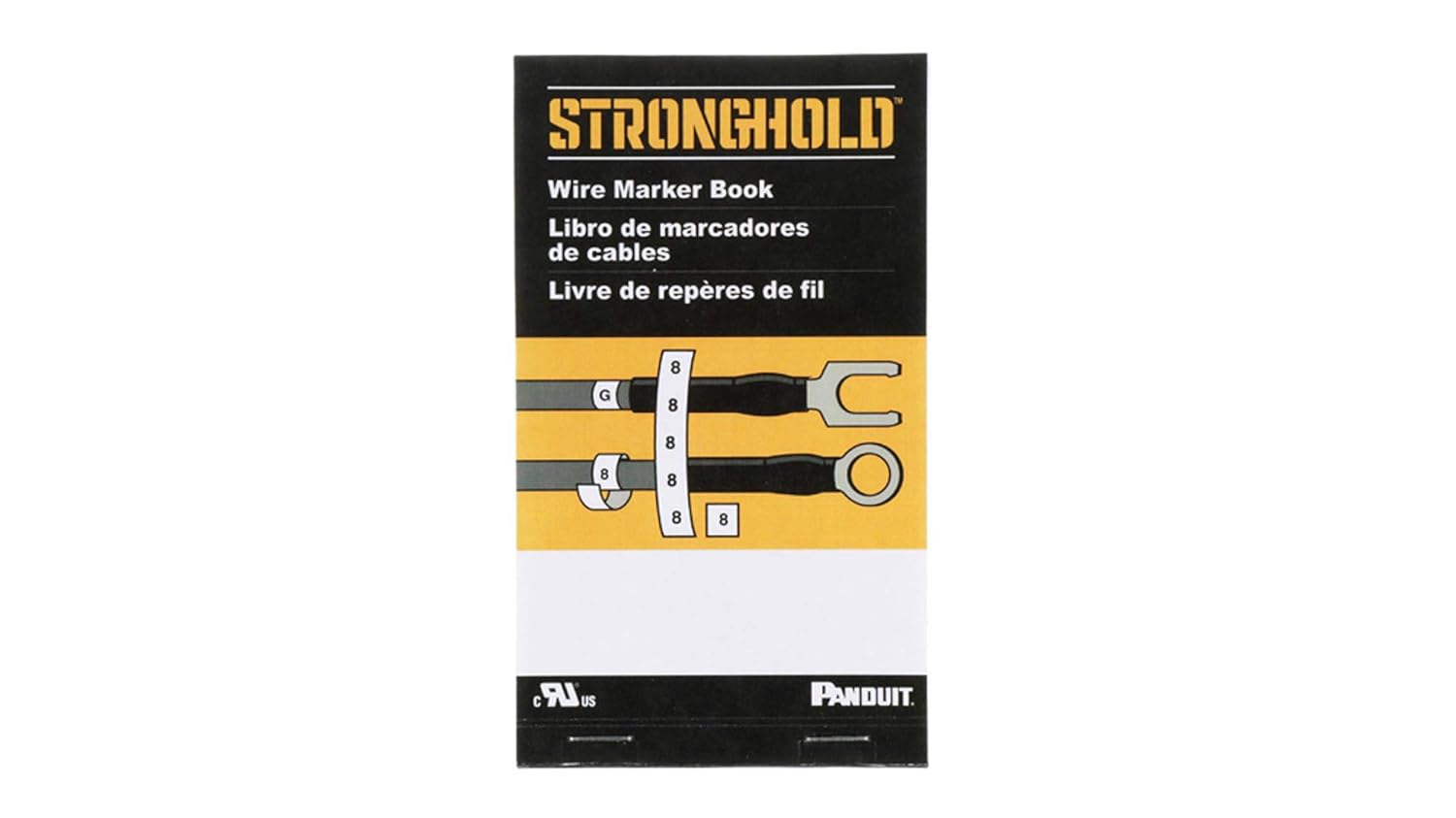 Panduit PCMB Pre-Printed Vinyl Cloth Wire Marker Book