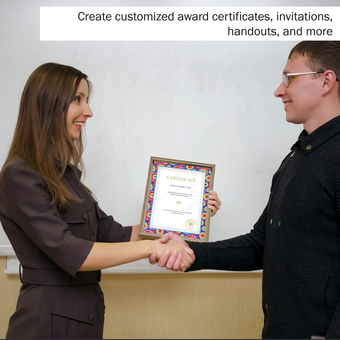 Barker Creek Tie-Dye Design Computer Paper, 8-1/2 x 11 Inches, 50 Sheets