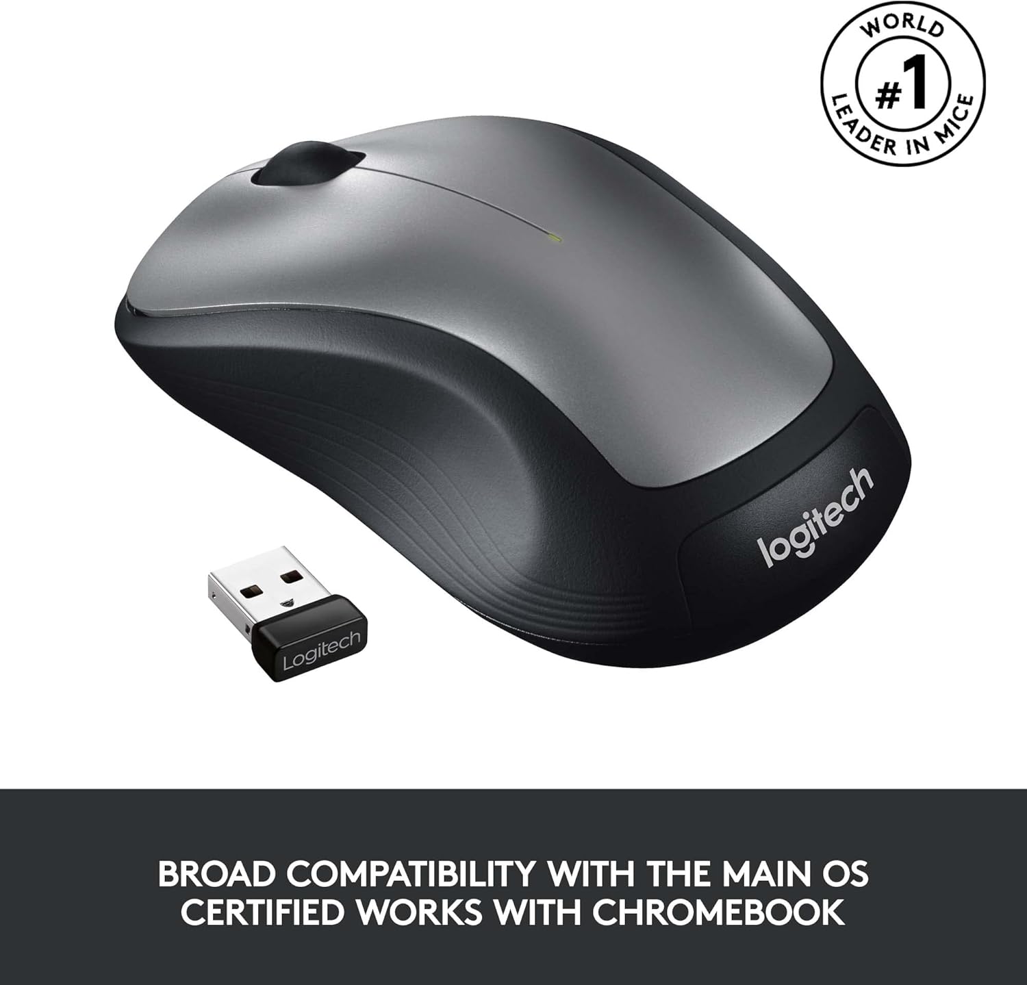 Logitech M310 Wireless Mouse (Silver)