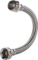 Certified Appliance Accessories Braided Stainless Steel Steam Dryer Installation Kit with 90° Elbow, Y Connector & Inlet Adapter, 6 ft