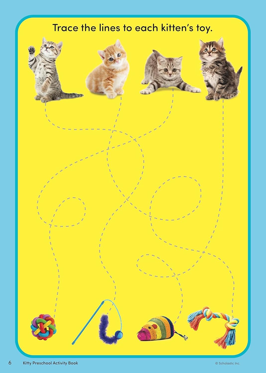 Scholastic Kitty Preschool Activity Book, Pre-K