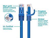 Monoprice Cat6 6in Flexboot UTP Snagless RJ45 Patch Cable