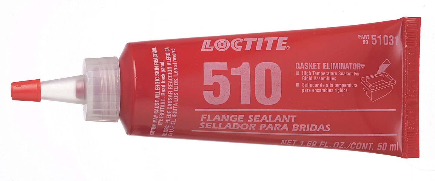 Loctite 135474 Pink 510 Gasket Eliminator High Temperature Flange Sealant, -65 to 400 Degrees F Temperature Range, 50 mL Tube