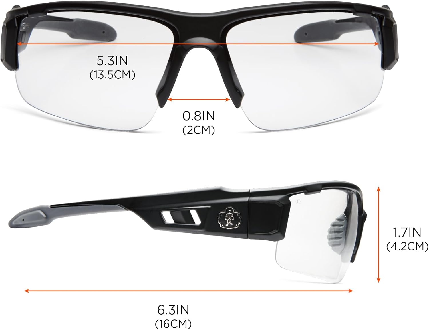 Ergodyne Skullerz DAGR Anti-Fog Safety Glasses