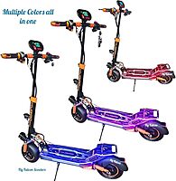 E10 Max Electric Scooter 2025, 2000W Motor, 48V Battery, LED Lights, 15/25/65 km/h, Foldable & Adjustable, with huge LED display meter,