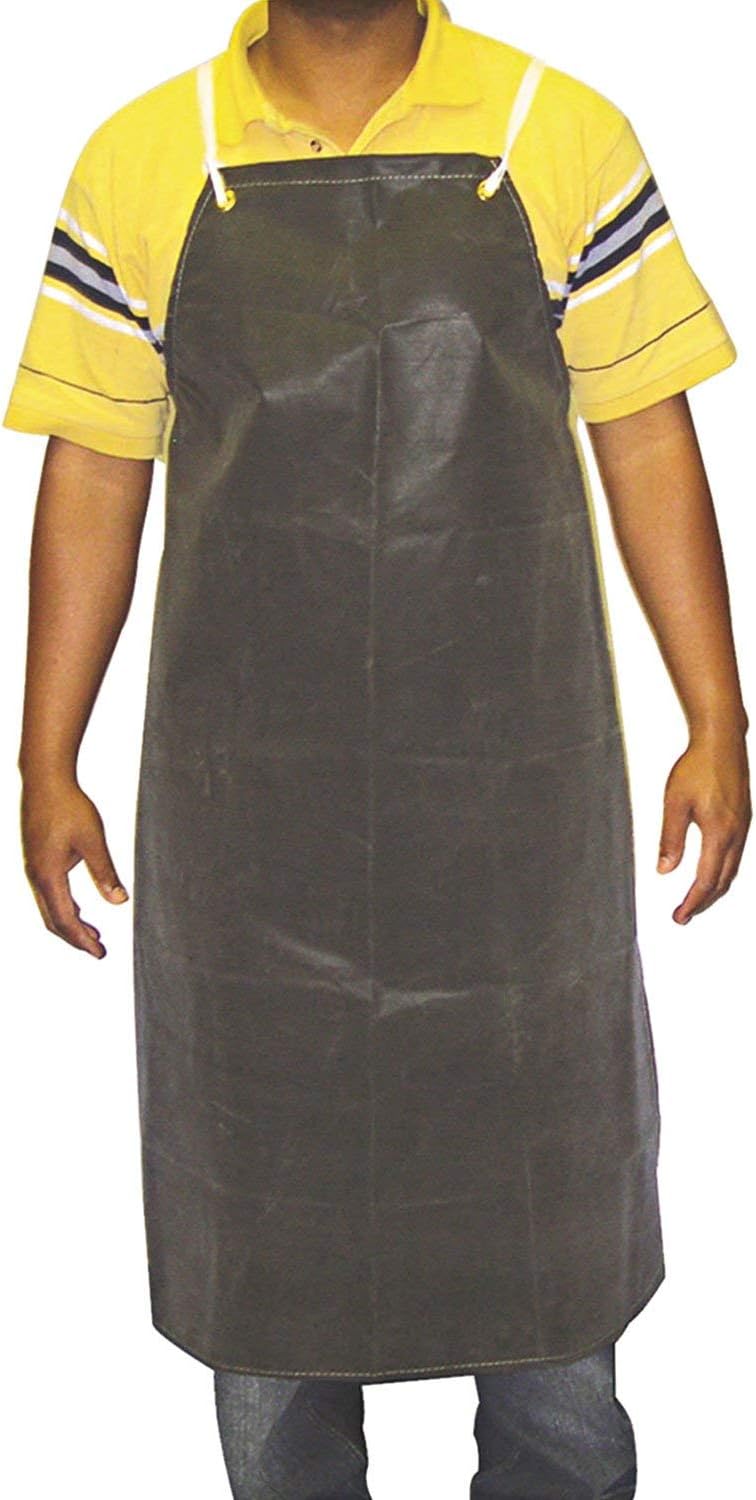 Hycar Aprons - 35"x45" black hycar apron w/cloth backing