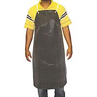 Hycar Aprons - 35"x45" black hycar apron w/cloth backing