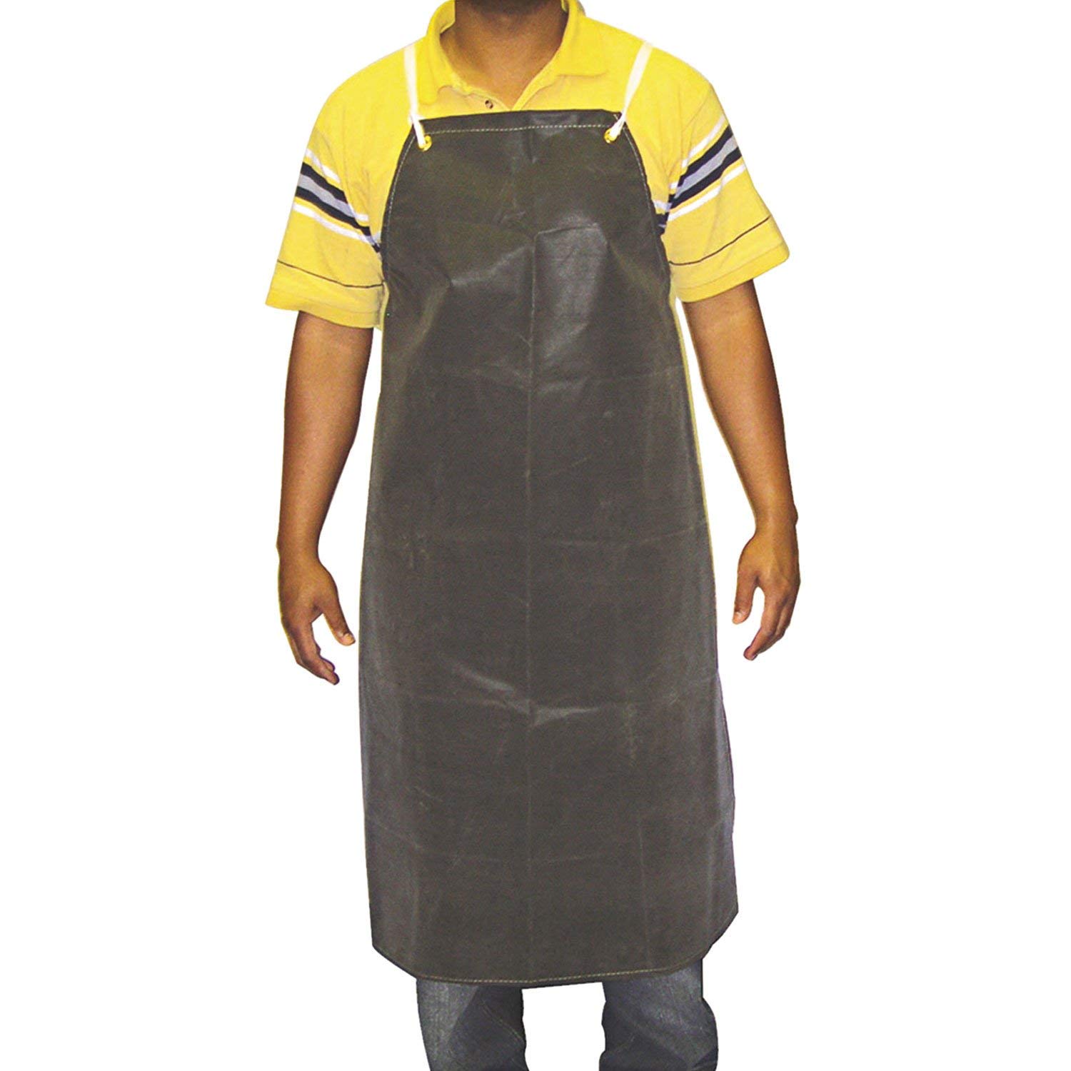 Hycar Aprons - 35"x45" black hycar apron w/cloth backing