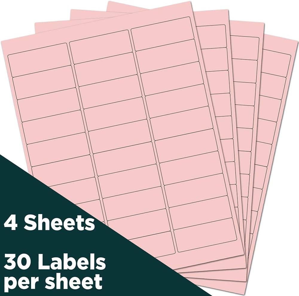 JAM PAPER Mailing Address Labels - Self-Adhesive Rectangular