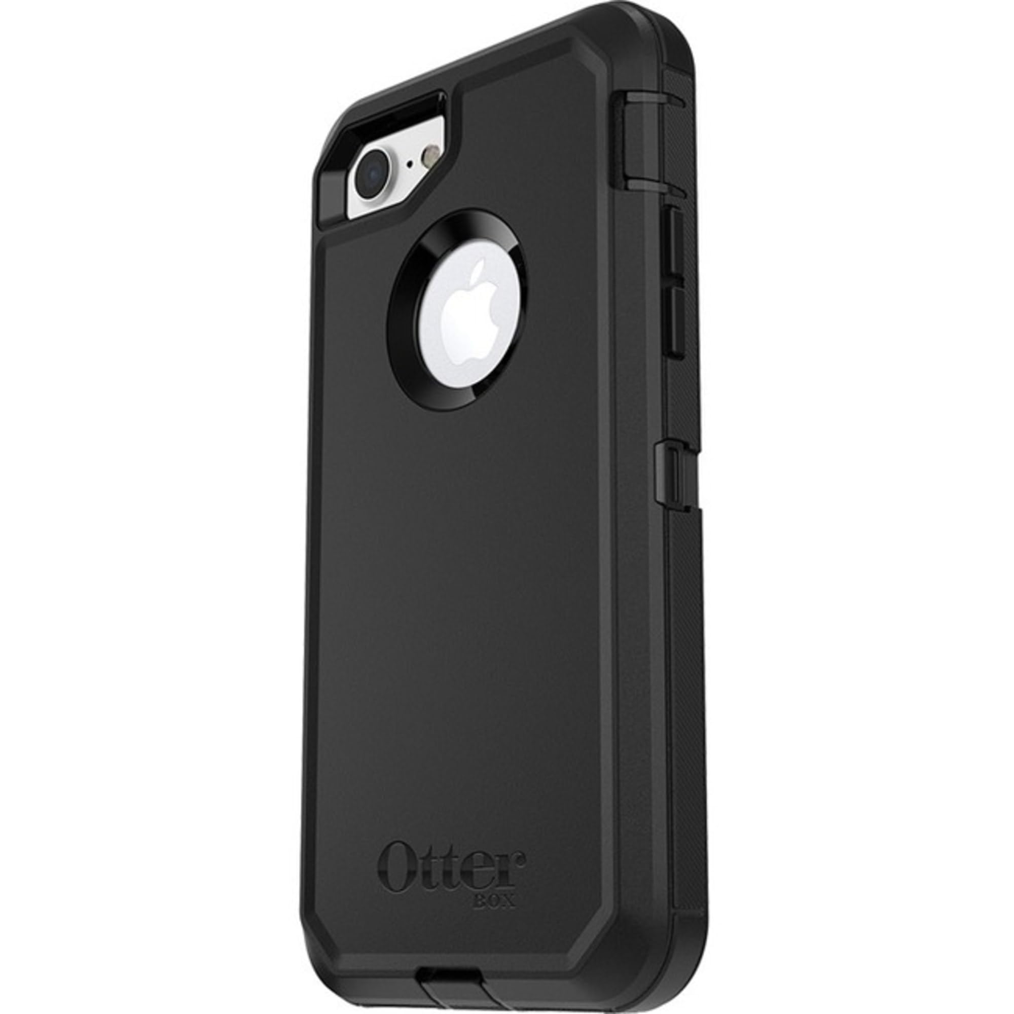 OtterBox iPhone SE 3rd/2nd Gen, iPhone 8/7 (Non-Retail/Ships in Polybag) Defender Series Case - Black, Rugged & Durable