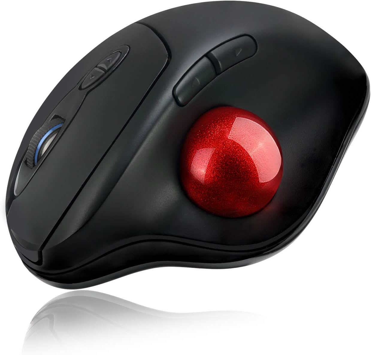 iMouse T30 Wireless Ergonomic Thumb Trackball Mouse with Nano USB Receiver, Programmable 7 Button Design