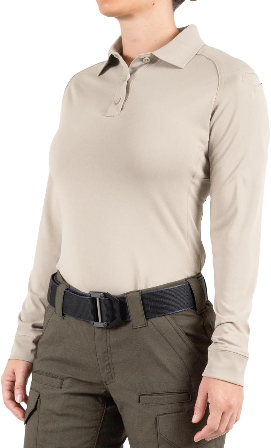 First Tactical Women's Performance Long Sleeve Polo