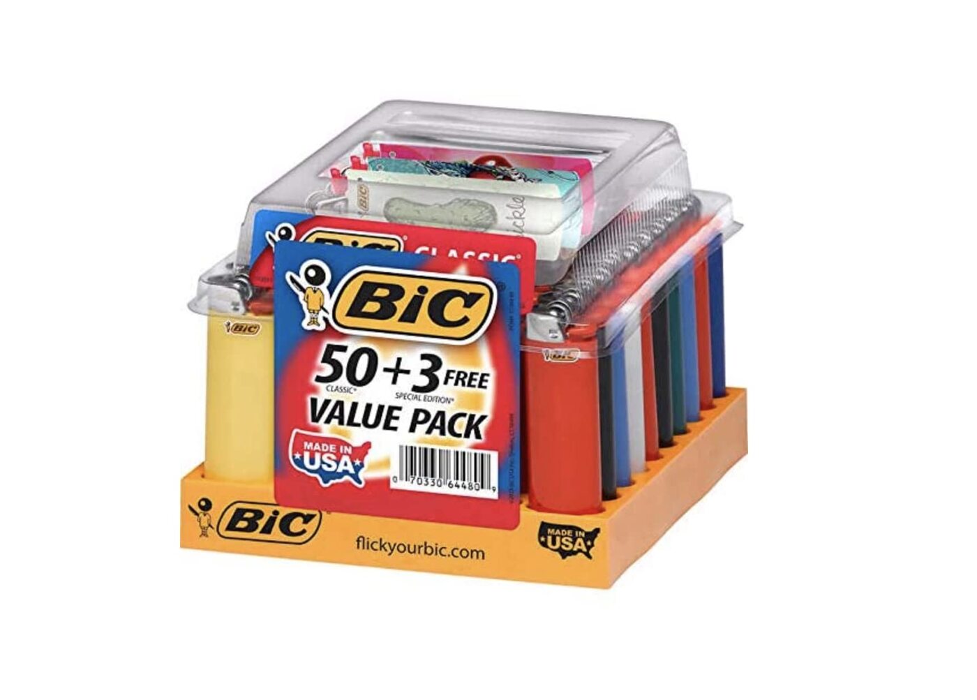 BIC LIGHTER 50CT + 3
