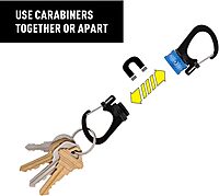 Nite Ize SlideLock 360 Degree Magnetic Locking Dual S-Biner Carabiner