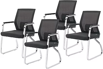 Sillas Escritorio Oficina Sillón Ejecutiva Ergonómica 4 pcs
