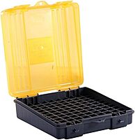 PLANO Handgun and Rifle Ammo Case, Hard-Shell Plastic Ammunition Storage with Flip-Top Lid and Deep Individual Slots