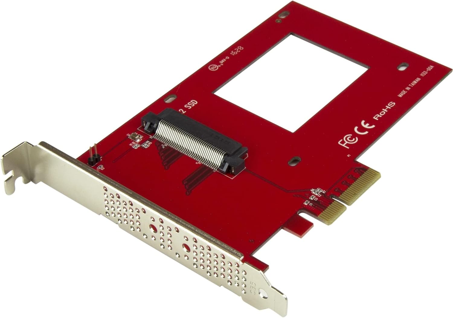 StarTech.com U.2 to PCIe Adapter for 2.5" U.2 NVMe SSD - SFF-8639 - x4 PCI Express 3.0