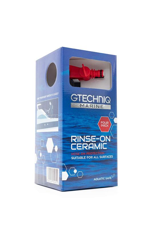 GTECHNIQ Rinse-On Ceramic Marine Sealant - Hose-On Rinse-Off Spray for Boats, Yachts & Jet Skis