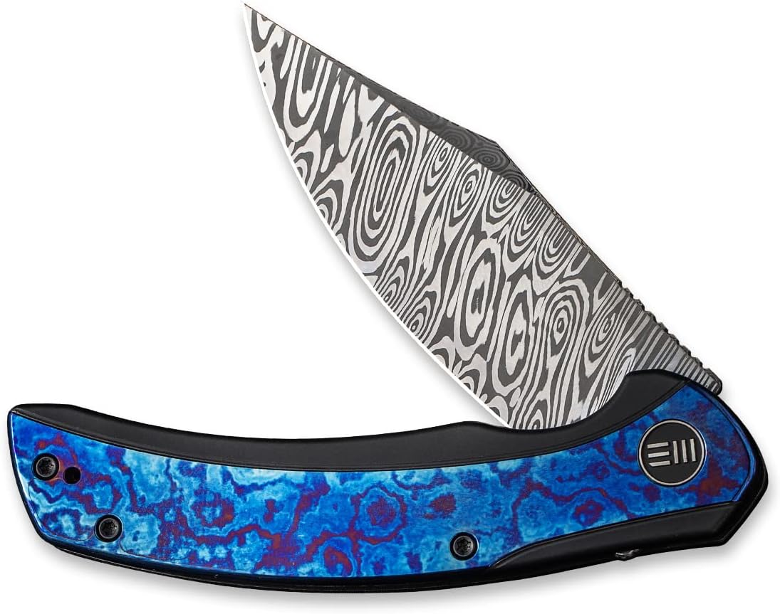 We Knife WE19022FDS1: Snick Framelock Timascus