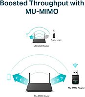 TP-Link Archer T2U 11AC USB WiFi Adapter - Dual Band 2.4G/5G AC600 Wireless Network Card, WiFi Dongle, Mini size