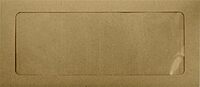 LUX #10 Full-Face Window Envelopes, Grocery Bag Brown, Peel & Press, 4 1/8" x 9 1/2", Pack of 50