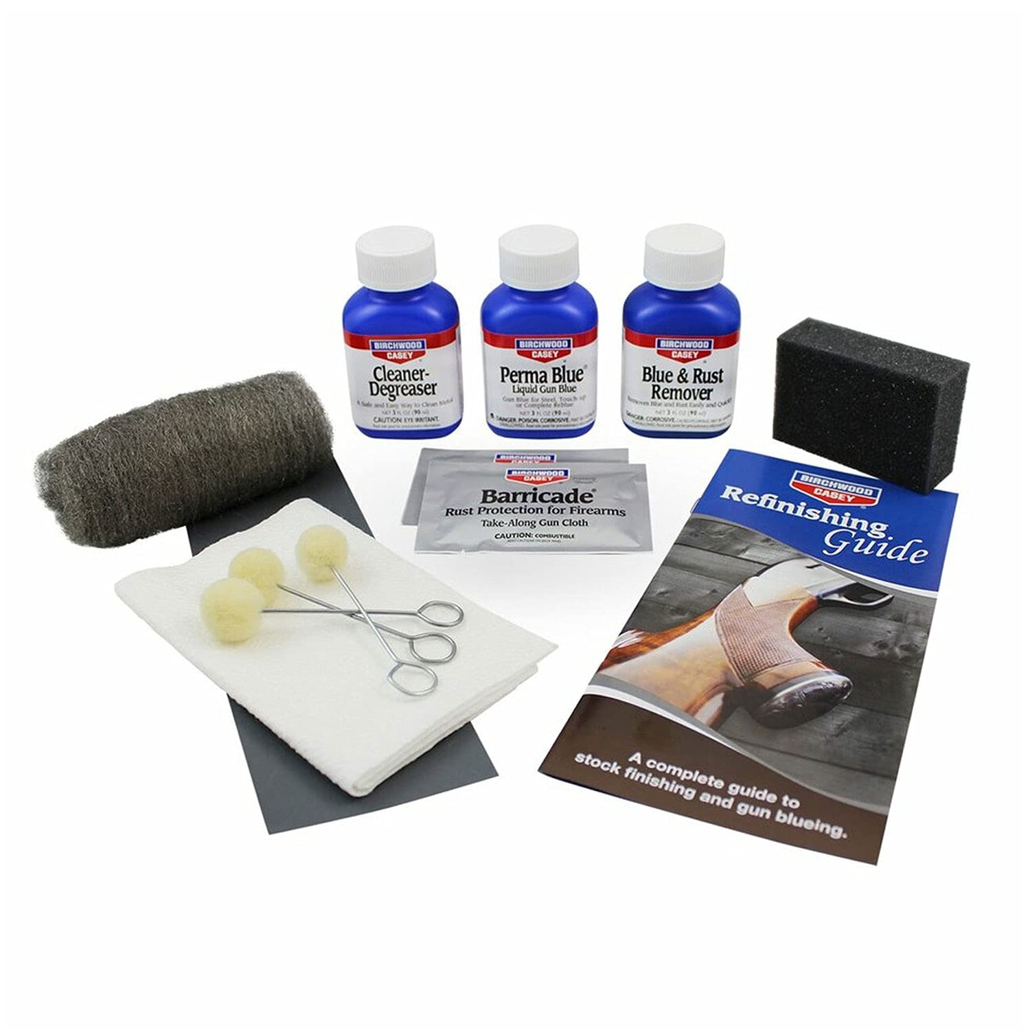 Birchwood Casey Perma Blue Liquid Gun Blue Finishing All-Inclusive Easy-to-Use Kit for Gun Cleaning