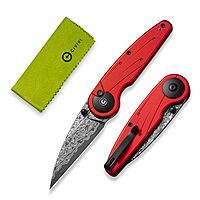 CIVIVI Starflare Pocket Knife, 3.3\" Folding Button Lock