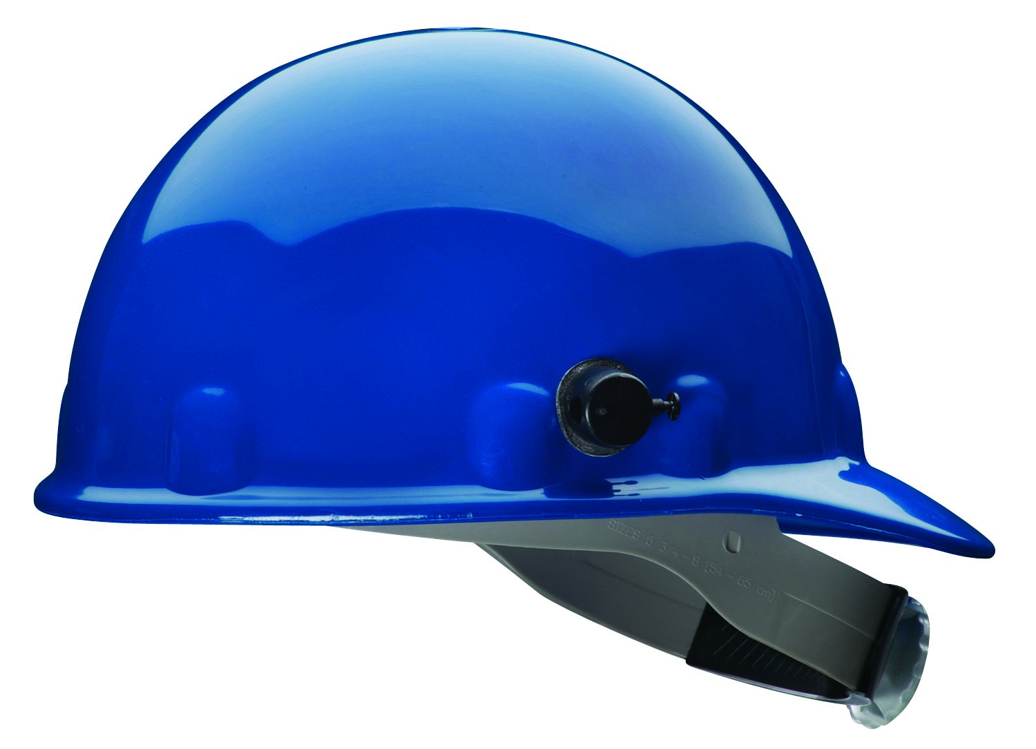 Fibre-Metal by Honeywell E2QRW71A000 Super Eight Ratchet Cap Style Hard Hat with Quick-Lok, Blue