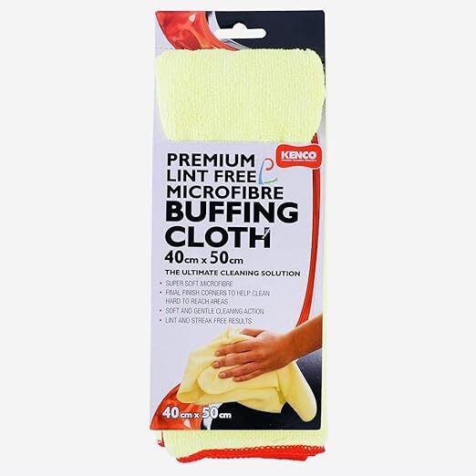 Kenco Lint Free Microfiber Buffing Cloth 40cm x 50cm