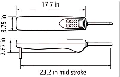 Raymarine St2000+ 5-Ton Tiller Pilot gray