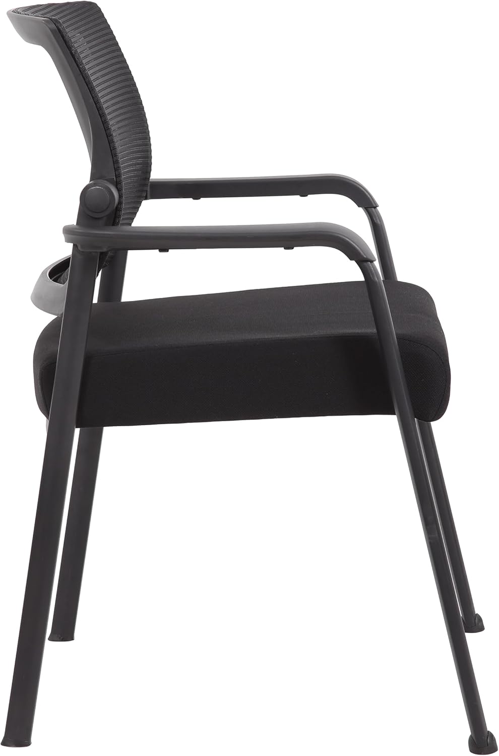 Boss Office Products Mesh 4-Legged Guest Chair, Black